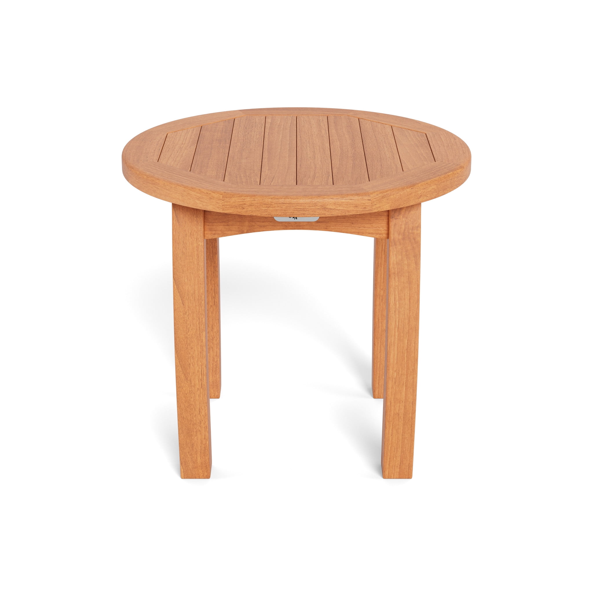 Jakarta 20" Round Teak Wood Outdoor Side Table