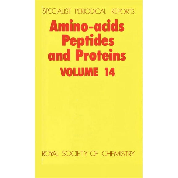 Specialist Periodical Reports - Amino Ac Amino Acids, Peptides and Proteins: Volume 14, Book 14, (Hardcover)
