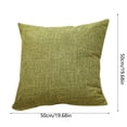 thumbnail image 2 of Solid Color Pillow Covers Luxurious Soft Throw Polyester Fabric Durable Breathable Easy Installation with Zipper Closure for Modern Aesthetic Living Room, 2 of 3