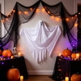 thumbnail image 4 of Halloween Hanging Ghost Decoration, Cute Floating Ghost Wall Decor Easy Hanging Reusable Spooky Party Ornament, Outdoor Yard Porch Door Window Decor for Halloween Party Hauntedy Houses, 4 of 6