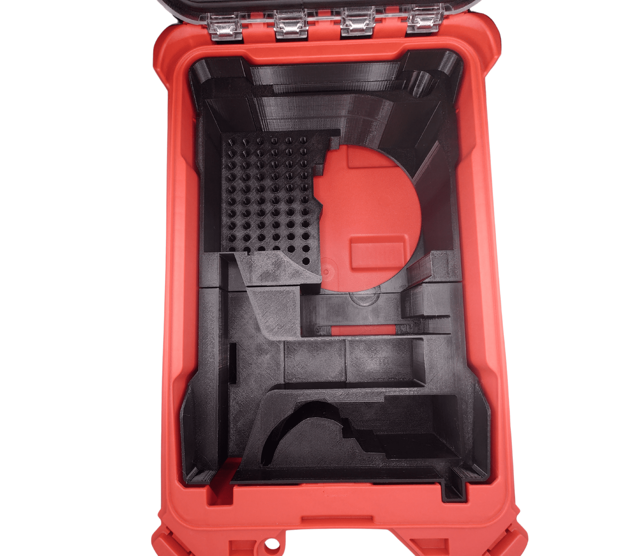M18 Router Insert for Milwaukee Packout Compact Organizer, Secure Tool Storage