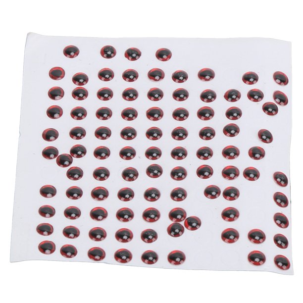 Ojo de pesca realista pegatinas de ojos de señuelo de pesca realista peso ligero duradero para atar moscas señuelos artesanales ANGGREK Otros