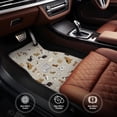 thumbnail image 6 of Pofeuu Dog Animal Print Car Foot Mat Set of 4 Pieces - All-Weather Full Set Floor Mats for Cars Trucks SUVs, 6 of 7