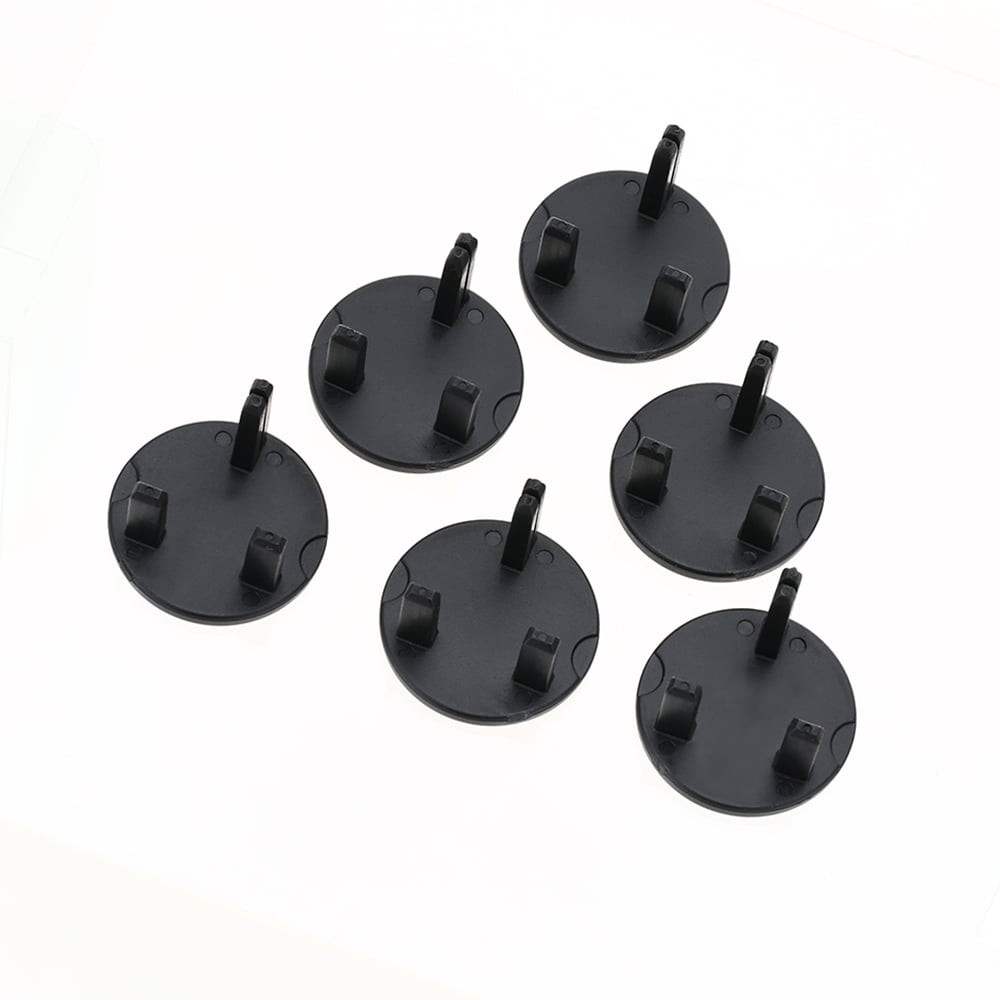 6Pcs/Pack Outlet Plugs Covers U.K Type Safety Socket Cover Electrical