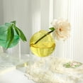 thumbnail image 2 of Glass Vases for Flowers，Glass Plant Container Decorative Vase Desktop Vase ，Creative Rotatable Hydroponic Plants Vases Container，for Home Living Room Decor, 2 of 9
