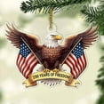 thumbnail image 2 of WKSCLPAI USA 250th Anniversary Hanging Ornament – Flag-Embellished White House Design, Patriotic Commemorative Keepsake, Perfect for 250 Year Celebrations & Home Holiday Decor, 2 of 6