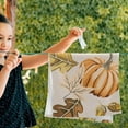 thumbnail image 5 of Dreamtimes Autumn Orange Pumpkins Dish Towels Kitchen Towel 2 PCS, Fall Yellow Maple Hand Towels Ultra Soft and Highly Absorbent,Decorative Fingertip Face Towel for Bathroom Hotel, 28.3"x14.4", 5 of 5