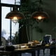 thumbnail image 2 of Lámpara Colgante Industrial, STOEX Ø33CM Lámpara de Techo Industrial Lámpara de Techo Pantalla de Metal Iluminación Decorativa E27 para Sala de Estar Cocina Bar Loft (Negro), 2 of 5