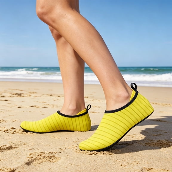 Water Shoes Women Men Adult Quick-Dry Aqua Socks Barefoot Non Slip for Beach Swim River Pool Lake surf, 38
