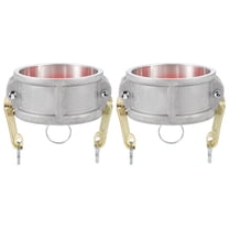 Uxcell 2 Pack 1" Aluminum Cam Lock Fittings - Male Adapter x Female NPT ...
