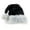 Adults, variant on Ludlz Santa Hat Plush Eye-catching Widely Use Black Soft Xmas Santa Cap for Home