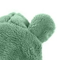 thumbnail image 5 of Fesfesfes Children's Solid Color Crawling Suit Boys Girls Thick and Warm Cute Ear Fleece Jumpsuit Long Sleeved Hooded Baby Hoodie(Green#2,0-3 Months), 5 of 6