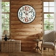 thumbnail image 1 of 30cm Battery Operated Wall Clock Noiseless Quartz Wall Clock Decor for Kitchen School Office, 1 of 3