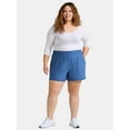 thumbnail image 5 of Athletic Works Women's and Women’s Plus ButterCore Soft Performance Gym Shorts, Available in 1, 2 and 5-Pack, Sizes XS-4X, 5 of 6