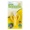 Baby Banana Yellow Banana Infant Toothbrush, Easy to Hold, Made in the USA, Train Infants Babies and Toddlers for Oral Hygiene, Teether Effect for Sore Gums, 4.33" x 0.39" x 7.87", BR003 Yellow Banana (Infant)