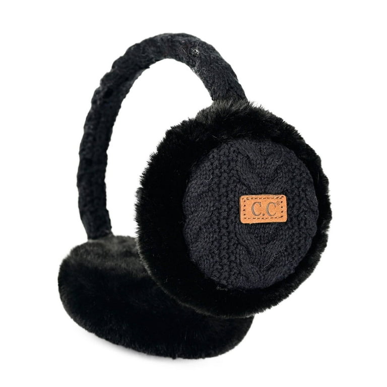 CC Cable Knit Earmuffs - Walmart.com