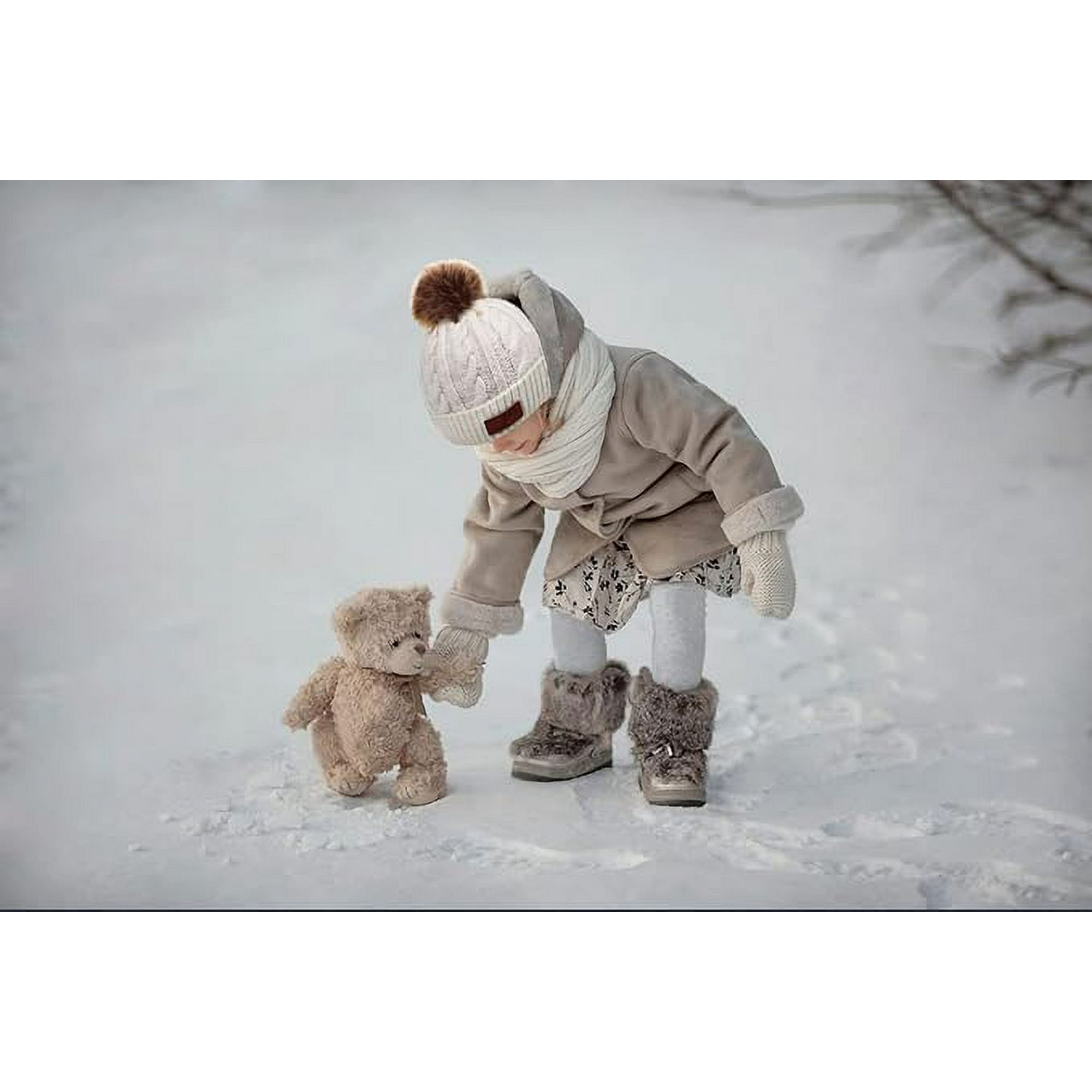 3 en 1 Bonnet Enfant Fille Ensemble Bonnet Echarpe Enfant Bonnet Enfant Hiver avec Pompon Tour de Cou Enfant avec Doublure Hiver Accessoires Ensemble Set Pour Garcon Enfants 2 a 6 ans Walmart