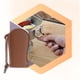 thumbnail image 5 of Sartenes para ollas Soporte para manijas Aislamiento para ollas calientes Funda protectora Resistente al calor para cocinar Sartén para freír Cubierta Picnic al aire libre Marrón Tipo 2 seitruly OD003488-04, 5 of 7