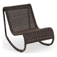 thumbnail image 1 of Meridian Furniture Antigua Brown Wicker And Steel Outdoor Patio Rocker, 1 of 11