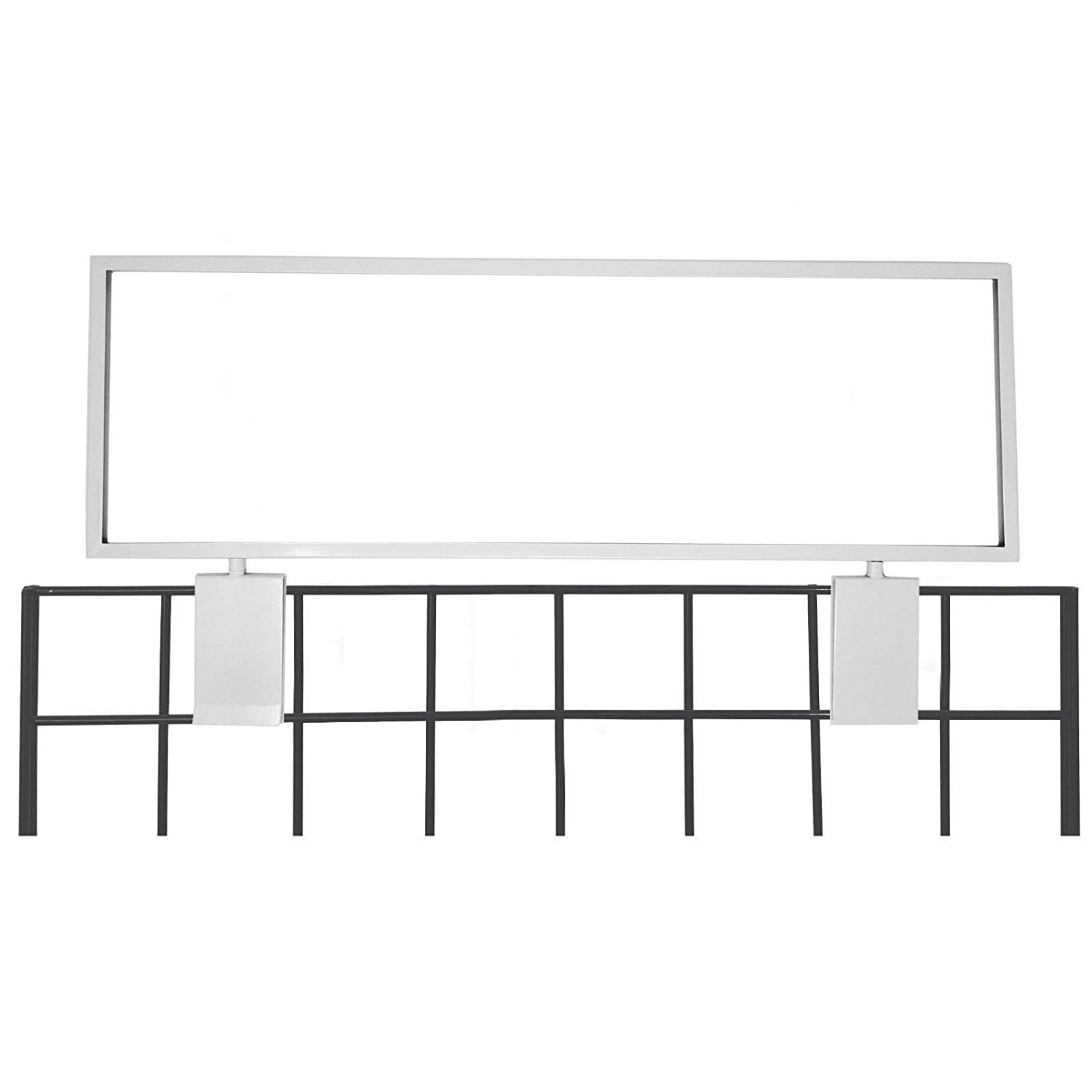 Gridwall Sign Holder 22" L x 7" H Card Holder For & Grid Panels