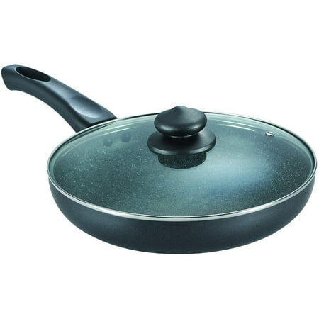 Prestige Mantra Omega Deluxe Granite Cookware Fry-pan 260mm With Glass...
