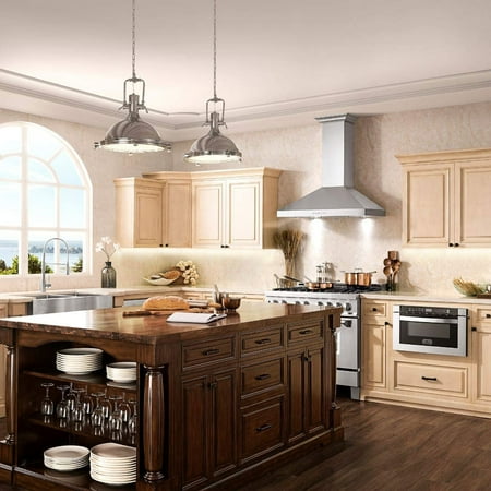 ZLINE - 48" Externally Vented Range Hood - Brushed Stainless Steel