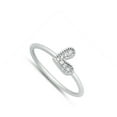 thumbnail image 4 of Cute Studded Love Promise Ring .925 Sterling Silver Band Jewelry Female Male Unisex Size 6, 4 of 4