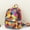 Colorful, variant on One Generation Of Leather Handbags, New First Layer Cowhide Handmade Contrast Color Backpack Ladies Backpack,Colorful