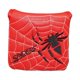 thumbnail image 5 of Martillo de golf Putter Head Cover Protección para la cabeza Forro interior de felpa Cuero de PU Golf Rojo, 5 of 8