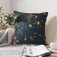 thumbnail image 6 of Fotbe North American Bald Eagle Pattern Velvet Decorative Throw Pillow Covers with Elegant Piping, Soft Plush Cushion Cover for Sofa, Bed, Car, Office-16"x16", 6 of 8