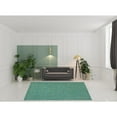thumbnail image 7 of 8' X 10' Blue And Green Striped Non Skid Indoor Outdoor Area Rug, 7 of 7
