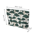 thumbnail image 2 of Unique Bargains 1 Pc Mushroom Pattern Drawstring Makeup Bag for Vacation Travel Polyester green, 2 of 6