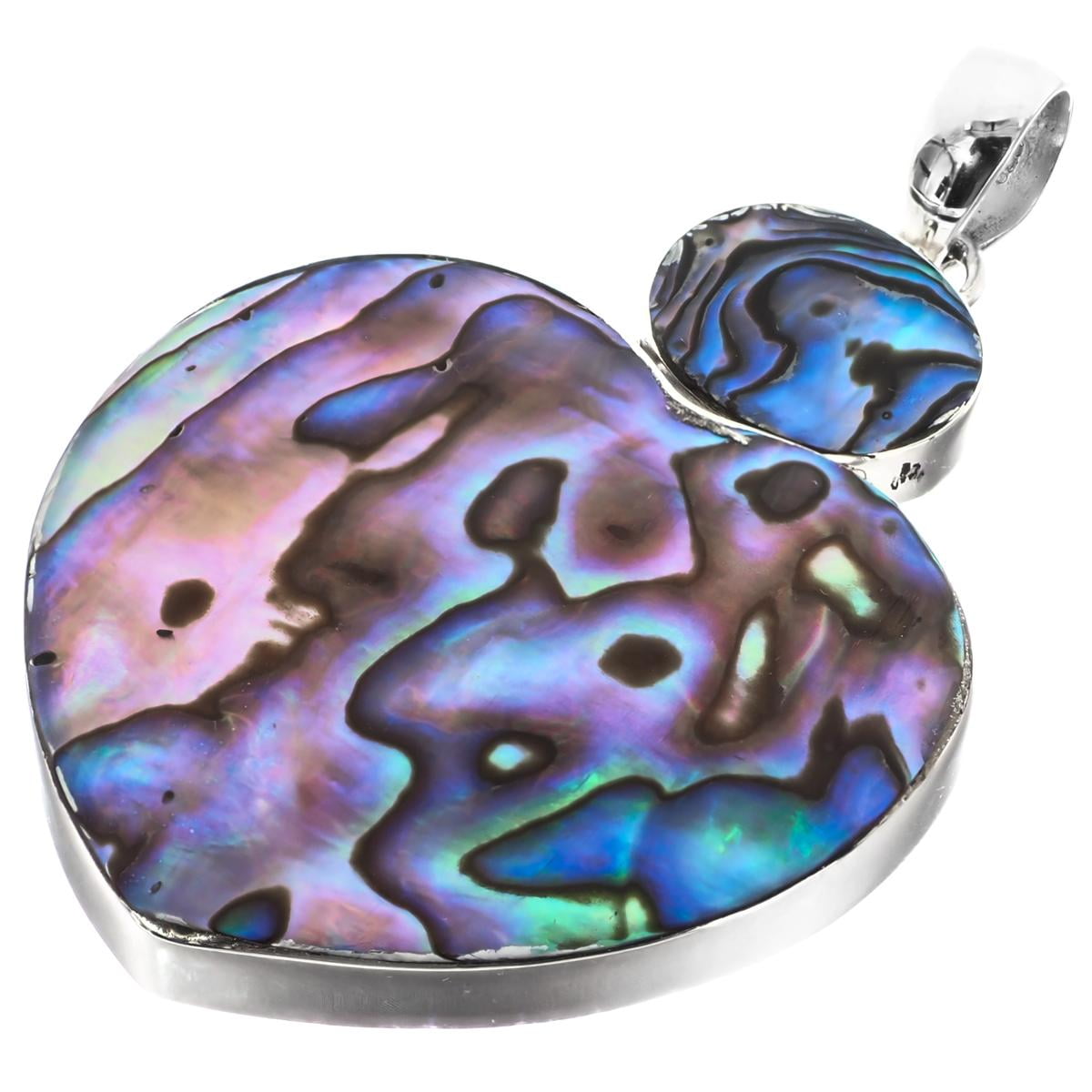 Multicolor Paua Abalone Shell Tortoise Horse Flower Silver Pendant for Necklace Multicolor Paua Abalone Shell Tortoise Horse Flower Silver Pendant for Necklace