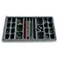 thumbnail image 3 of DR. ORGANIZER 3331 Multi-Purpose Valet Jewelry Organizer, with Velvet Tray, US Patented, 26 compartments, Clear with Gray Insert, 3 of 4