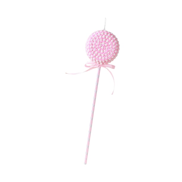 Adorno colgante para de Navidad, colgante de Navidad, artesanía ligera y creativa portátil, decoración navideña para año Nuevo, cafetería en , Rosa Pequeña Bombón Rosa Pequeño