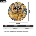 thumbnail image 7 of Owl Sunflower Butterfly Garden Wind Spinner 3D Metal Wind Chimes Decoration Ourdoor Chimes for Door Window Balconie Bedroom 9.8 in, 7 of 7