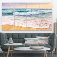thumbnail image 1 of Foaming Waves Splashing the Sand - Seascape Canvas Art Print, 1 of 3