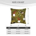 thumbnail image 4 of Kll Gnomes Playing In The Garden Decorative Throw Pillow Covers Velvet Soft For Couch Sofa Bedroom Living Room Outdoor -20"X20", 4 of 8