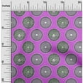 thumbnail image 2 of oneOone Velvet Purple Fabric Asian Block Craft Project Decor Fabric Printed by The Yard 58 Inche Wide-6803, 2 of 4