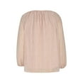 thumbnail image 4 of CEHVOM Chemise en Chiffon Décontractée à Col en V Fragmentée Manches Courtes pour Femmes en Solde, 4 of 5