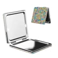 thumbnail image 1 of Pofeuu SpongeBob SquarePants for Portable Pocket Makeup Mirror PU Cover Compact Travel Mirror with Normal and Magnifying Double Sided Glass-Round Shape-Square, 1 of 9
