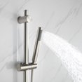 thumbnail image 4 of Lexora LSS13011BN 8 in. Luviah Round Rain Shower & Handheld Set, Brushed Nickel, 4 of 10