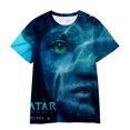 thumbnail image 1 of Nouveau T-Shirt Imprimé Numérique 3D Avatar 2 à Manches Courtes Été 2025, 1 of 2