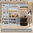 thumbnail image 5 of Cocina Integral Completa Armario de Vidrio Madesa Agata BG 11, 5 of 5