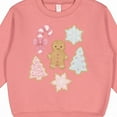 thumbnail image 3 of Inktastic Gingerbread Cookies and Christmas Candy Toddler Sweatshirt, 3 of 4