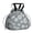 Geometric Flower and-3, variant on Geometric Flower and Sunburst Gray Drawstring Insulated Lunch Bag for Women, Stain-Resistant Large Lunch Tote with Multi-Pockets for Work Office