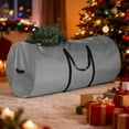 thumbnail image 4 of 60x30 Inch Christmas Tree Storage Container - Heavy Duty Oxford Fabric Zippered Bag for 4.8 Ft Artificial Tree, Extra Large Tote with Handles for Decorations Storage, 4 of 5