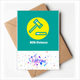 thumbnail image 1 of Maintain Peace Friendship Welcome Back Greeting Cards Envelopes Blank, 1 of 3
