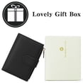 thumbnail image 7 of GAEKEAO Wallets for Women Small Vegan Leather RFID Blocking Bifold Zipper Pocket Wallet Card Case Purse with ID Window, 7 of 7