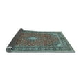 thumbnail image 2 of Ahgly Company Indoor Square Persian Light Blue Traditional Area Rugs, 8' Square, 2 of 4